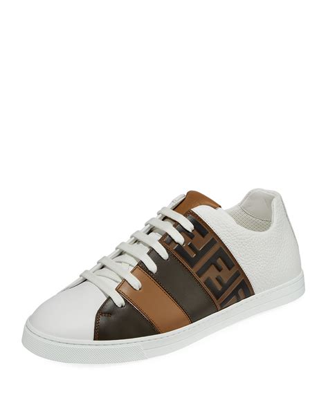 fendi men's low top sneakers